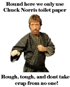 chuck norris toilet paper